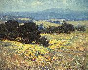 Granville Redmond California Oaks and Poppies Spain oil painting artist